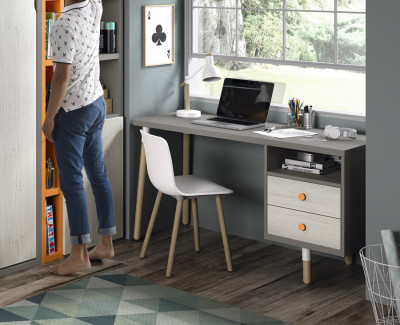 Desk with drawers