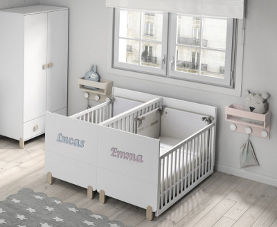 Convertible twin crib Duo Plus UNNIQ Habitat