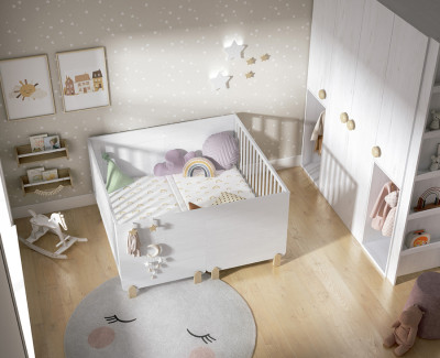 Convertible twin crib Duo Plus