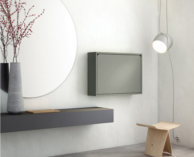 Folding wall desk