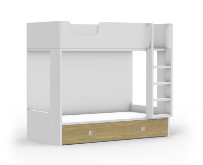 Bunk bed with pull-out bed