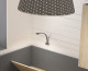 Flex lamp with USB port and front attachment