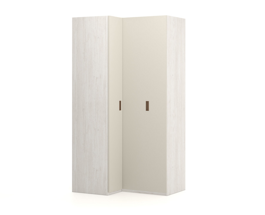 Corner armoire store with doors